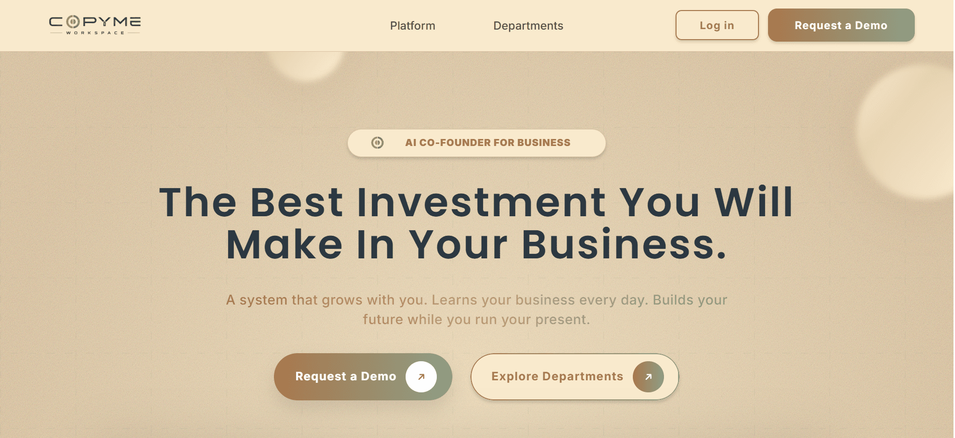 Business AI Workspace — AI-powered departments for ops and growth