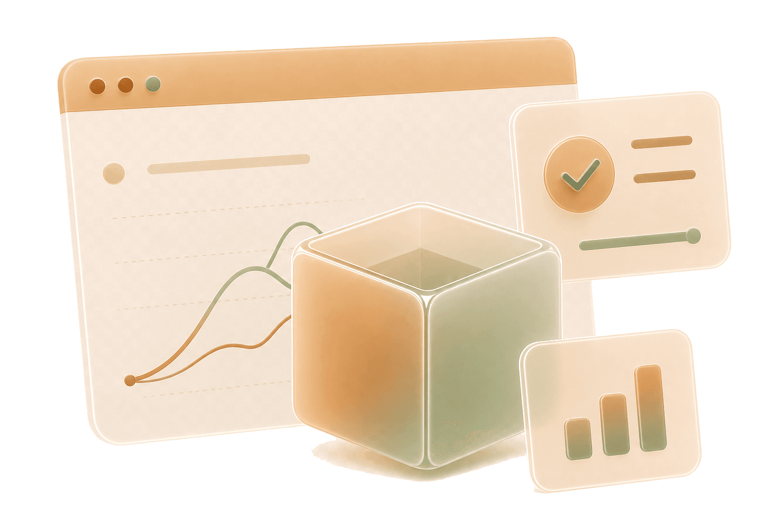 AI product visualization with analytics dashboard